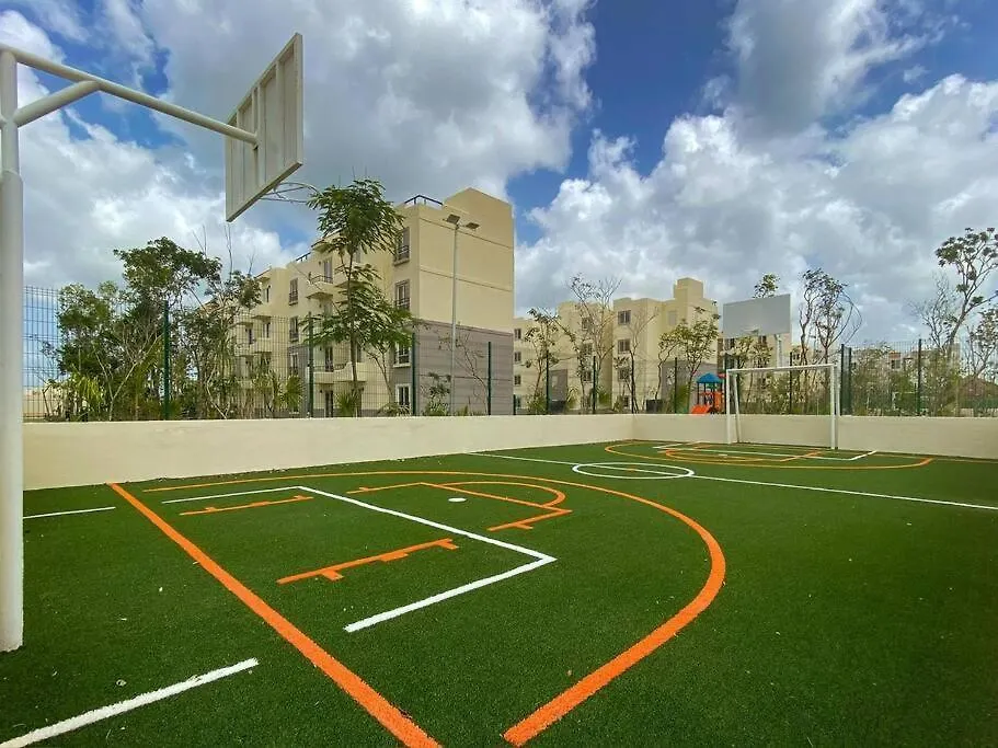 Apartmán Departamento Kasa Kin En Aldea Tulum Plus Mexiko
