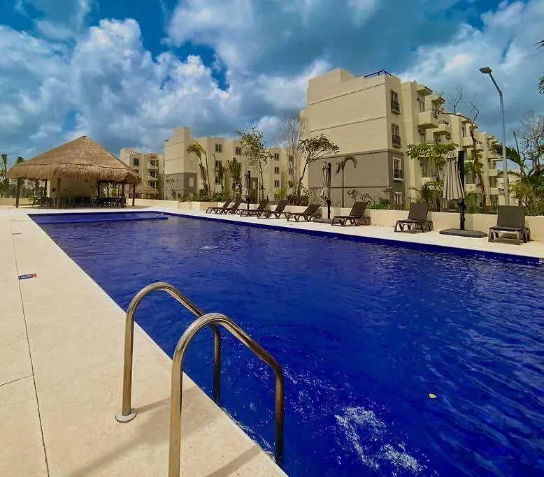 Apartmán Departamento Kasa Kin En Aldea Tulum Plus Mexiko